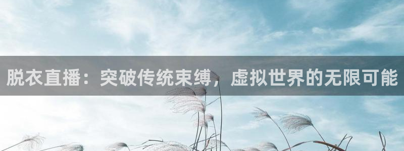 玩球直播 官网：脱衣直播：突破传统束缚，虚拟世界的无限可能